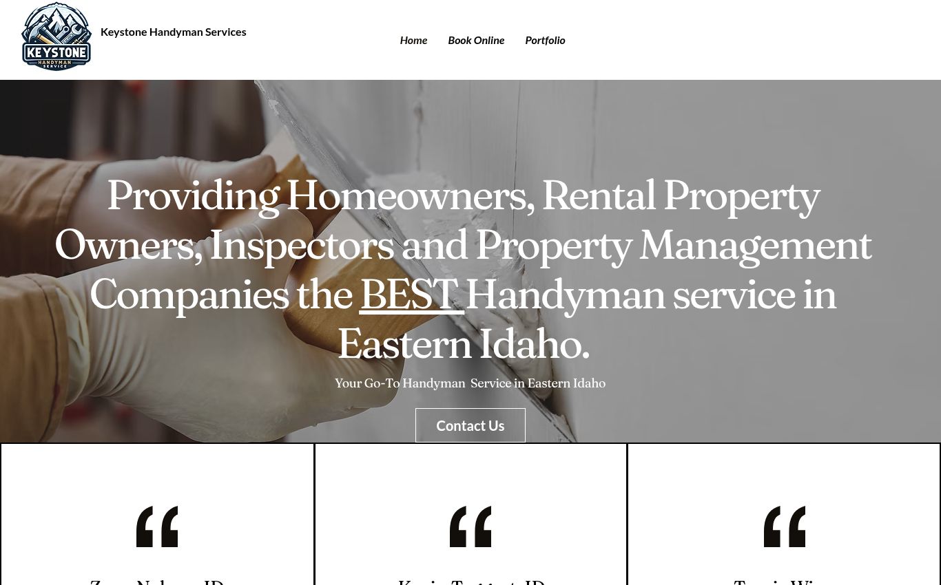 Current site of Keystone Handyman Services