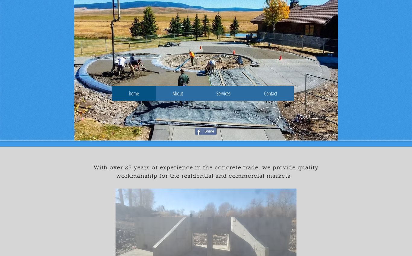 Current site of Phillips Concrete, Inc.