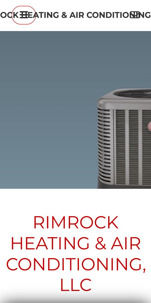 Current site of Rimrock Heating & Air Conditioning